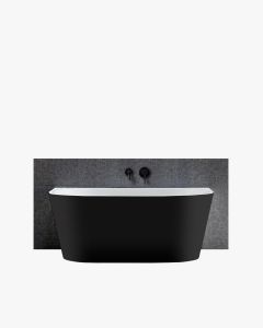 Harper Back to Wall Bath 1500 Black