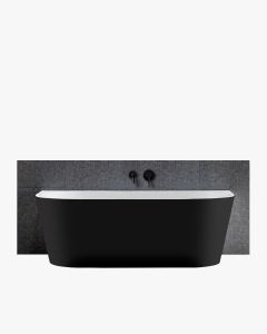 Harper Back to Wall Bath 1700 Black