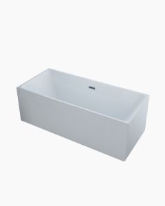 Carrera Back to Wall Bath 1700 White