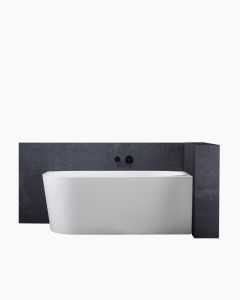 Harper Back To Right Corner Bath 1500 White