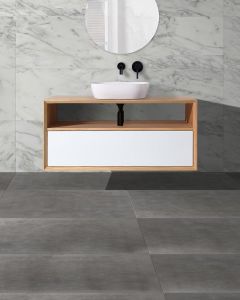 Paloma 1200 Solid Ash Natural Wall Mounted Vanity