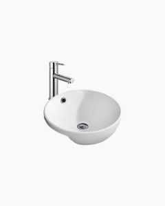 Esperance Semi Recessed Ceramic Basin 