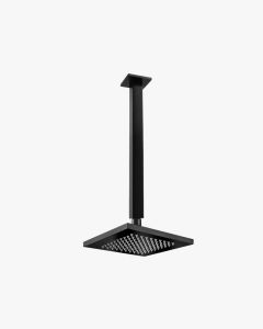 Sebastian Ceiling Shower Arm & Quentin Shower Head Set Black