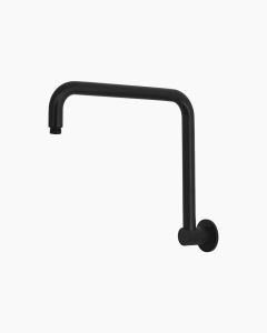 Eleanor Round Gooseneck Shower Arm Black