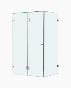 Oxley Frameless Shower Screen 1200mm Actual