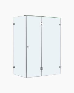 Oxley Frameless Shower Screen 1500mm Actual