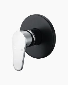 Emerson Wall Mixer Black Chrome