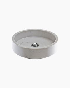 Valentina White Marble Basin