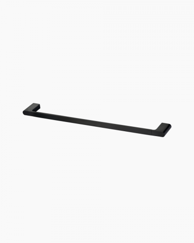 Lyndon Towel Rail Single 600 Black