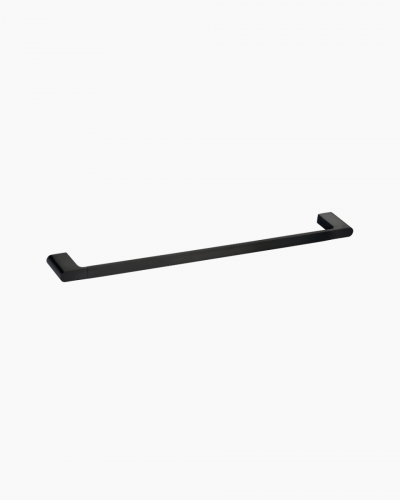 Lyndon Towel Rail Single 600 Black