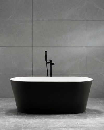 Harper Freestanding Bath 1500 Matte Black 