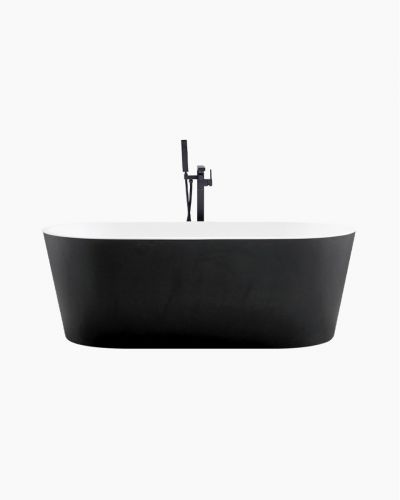 Harper Freestanding Bath 1700 Matte Black 