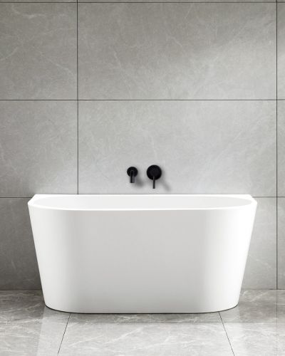 Harper Back to Wall Bath 1300 Matte White 