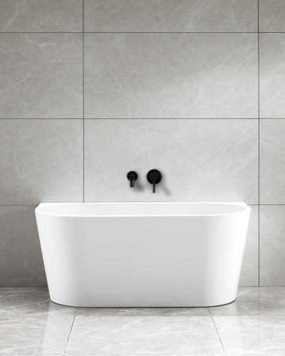 Harper Back to Wall Bath 1400 Matte White 