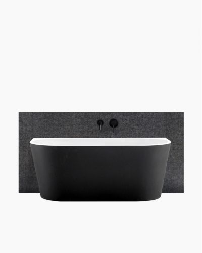 Harper Back to Wall Bath 1500 Matte Black 