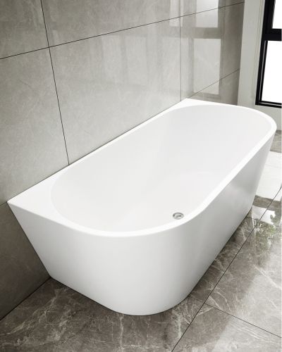 Harper Back to Wall Bath 1700 Matte White 
