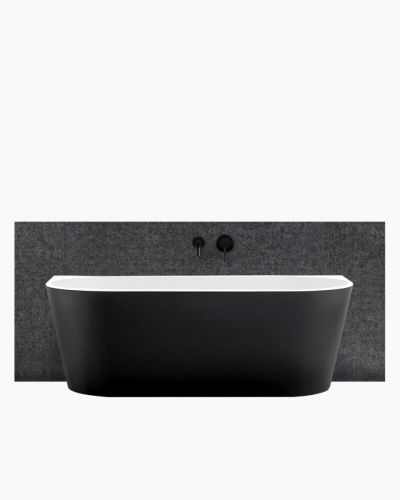 Harper Back to Wall Bath 1700 Matte Black 