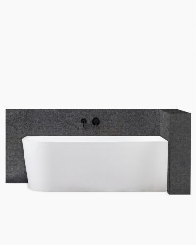 Harper Back To Right Corner Bath 1700 Matte White 