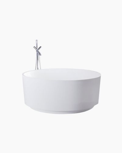 Harper Freestanding Round Bath 1380 Matte White