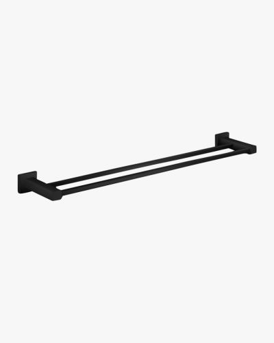 Sebastian Towel Rail Double Black 900