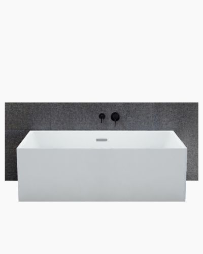 Carrera Back to Wall Bath 1700 White