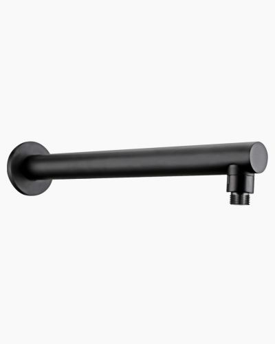 Eleanor Round Shower Wall Arm Black