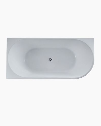 Harper Back to Left Corner Bath 1500 White