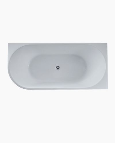 Harper Back To Right Corner Bath 1500 White