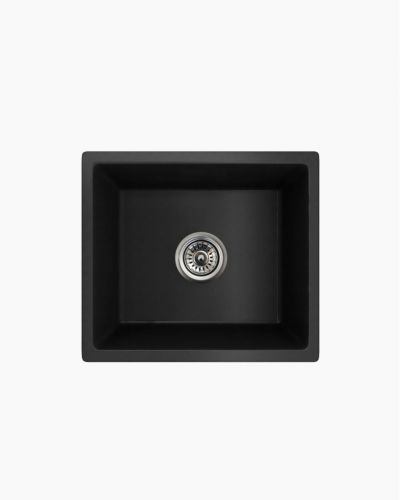 Ontario Square Granite Kitchen Sink Black