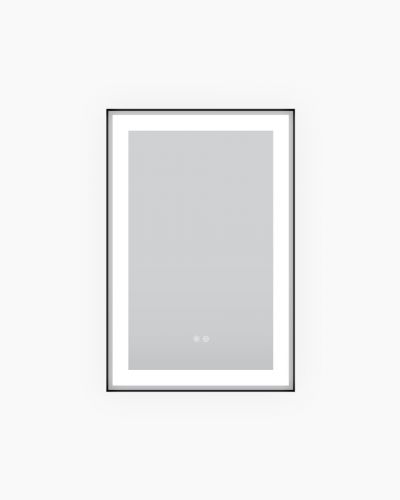 LUMIRA Prague LED Mirror 600x900 Black