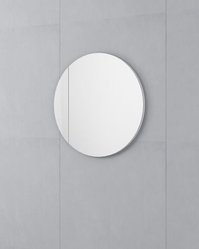 Round Mirror Cabinet Recessed 600