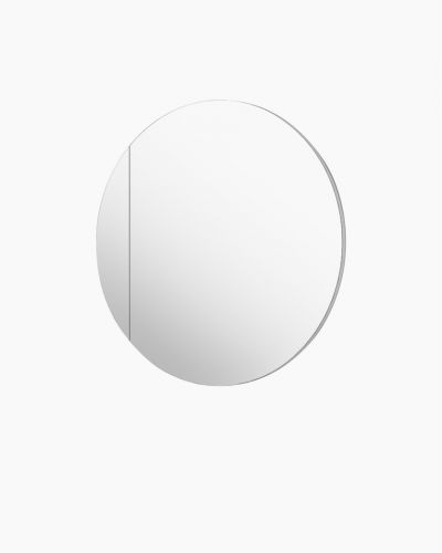 Round Mirror Cabinet Recessed 750