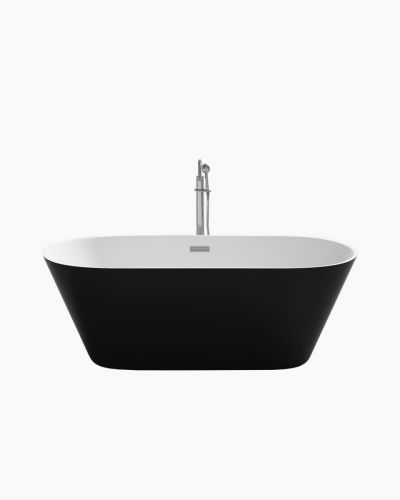 Monroe Freestanding Bath Black 1700