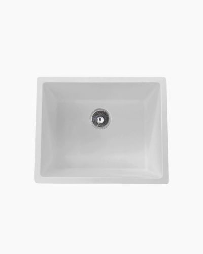 Ontario Large Granite Kitchen Sink White