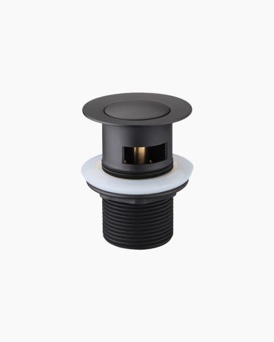 Waste Plug Pop Up (Overflow) Black
