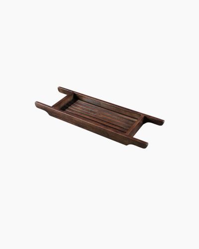 Retreat Bath Caddy Solid Ash Walnut