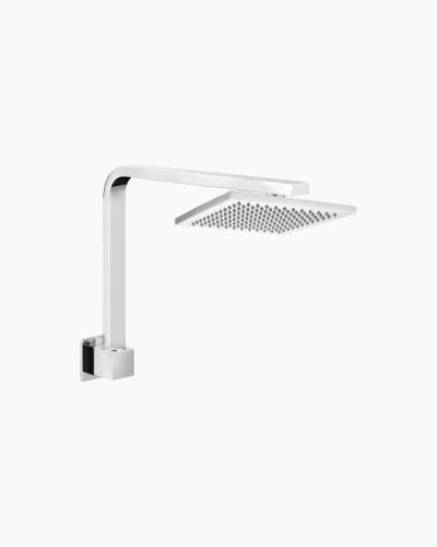 Sebastian Wall Gooseneck Shower Arm & Quentin Shower Head Set 