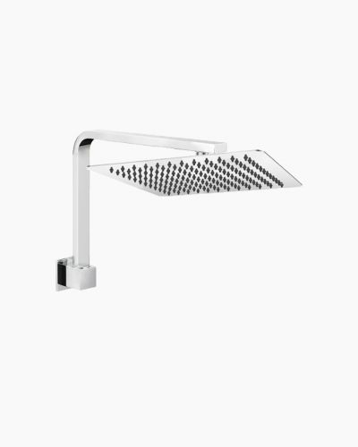 Sebastian Wall Gooseneck Shower Arm & Luxor Shower Head Set 