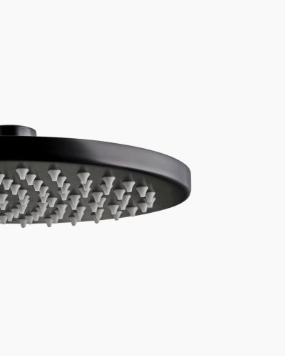 Vivian Round Shower Head Black
