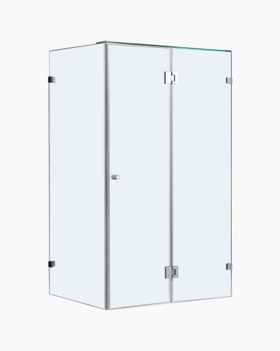 Oxley Frameless Shower Screen 1200mm for Base