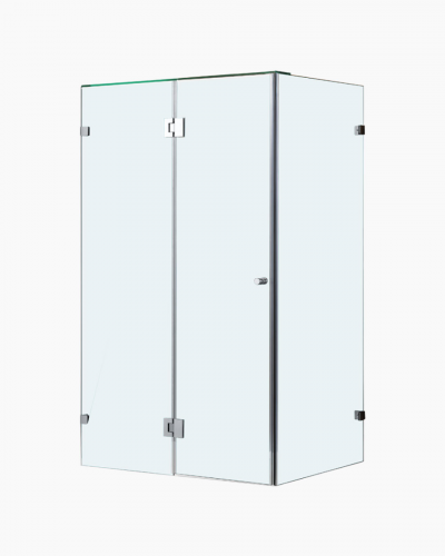 Oxley Frameless Shower Screen 1200mm for Base