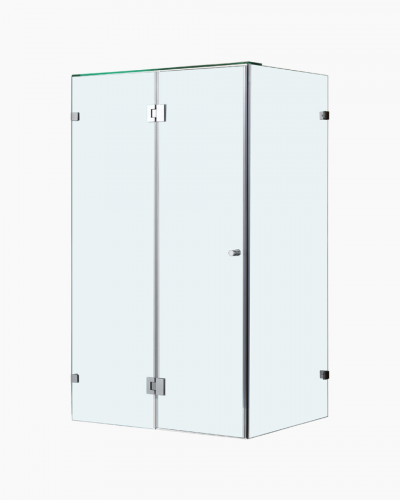 Oxley Frameless Shower Screen 1200mm Actual