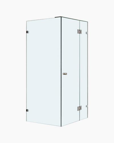 Oxley Frameless Shower Screen 1000mm for Base