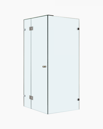 Oxley Frameless Shower Screen 1000mm for Base