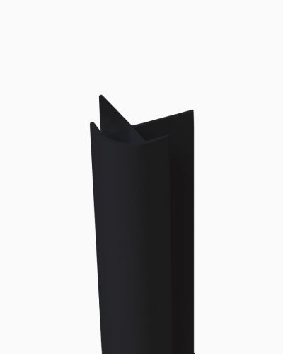 Shower Wall Panel External Trim Black