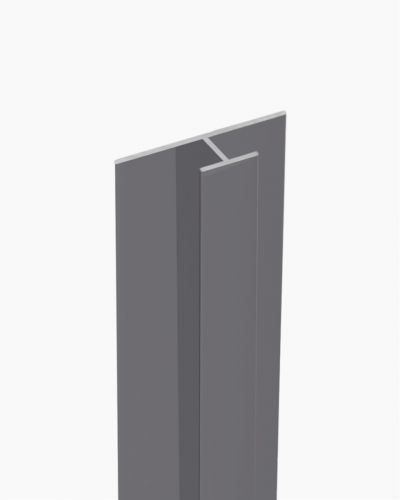 Shower Wall Panel H Trim Grey