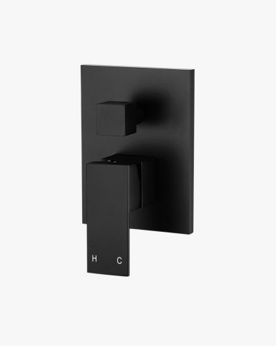 Sebastian Diverter Wall Mixer Black
