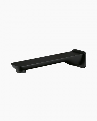Lyndon Bath Wall Spout Black