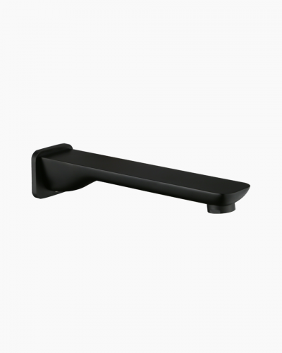 Lyndon Bath Wall Spout Black