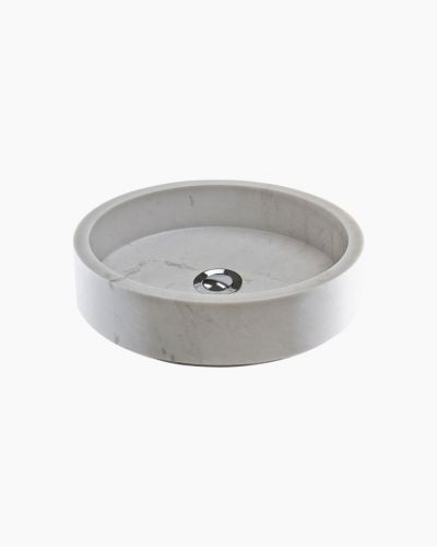 Valentina White Marble Basin